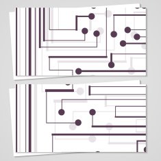 Vector business-card set for your design N501