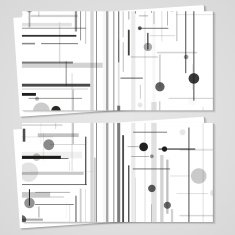 Vector business-card set for your design N504