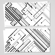 Vector business-card set for your design N507