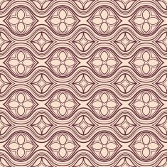 horizontal brown and beige floral pattern