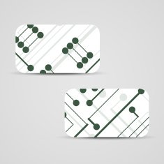 Vector business-card set for your design N509