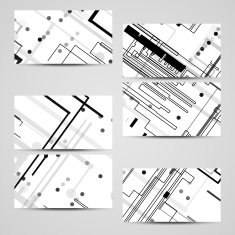 Vector business-card set for your design N515