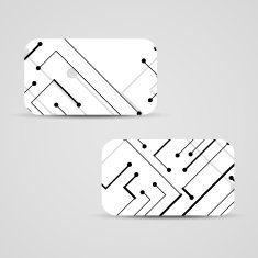 Vector business-card set for your design N517