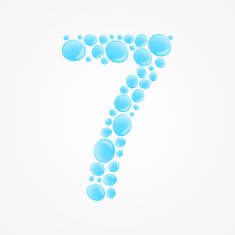 Number 7 Vector illustration N2