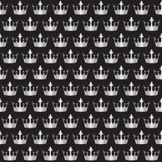 silver crowns pattern