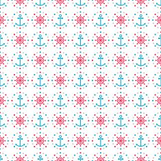 Seamless sea background of anchors and hand wheels N2