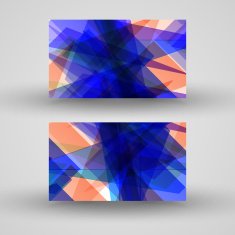 Vector business-card set for your design N524