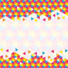 Geometric triangular pattern