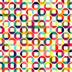 pattern of colored geometric elements N3