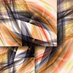 Abstract pattern of lines N136