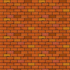 Red brick wall seamless texture Illustration background