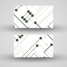 Vector business-card set for your design N525