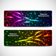 Abstract vector banners set N11