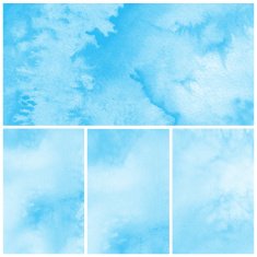 Colorful watercolor painting background N58