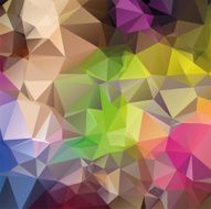 vector abstract triangular mosaic pattern N3