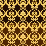 Vintage ornamental background damask ornament classic seamless pattern N2