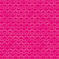 Hearts Contour Pattern in Shades of Pink vector N2