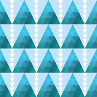 Seamless geometric background with triangles