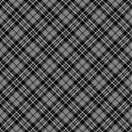 Black &amp; white seamless tartan pattern
