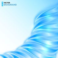Blue shining wave vector abstract background