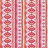 Watercolor Ethnic African Seamless Background