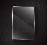 Black metal and glass vector background N4