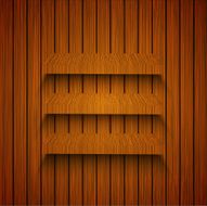 Vector ahelfs on wooden background Eps10