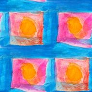 watercolor seamless blue yellow pink background texture abstra