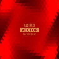 Vector background with red triangles N9