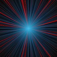 Abstract blue and red stripes burst background N2