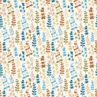 Seamless Plant Pattern N3