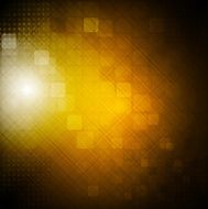 Hi-tech abstract orange design
