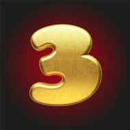 vector golden letter N70