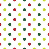 Christmas Polka Dot background in red green and white N2