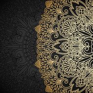 Vector gold ornament