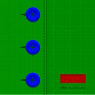Fabric with buttons banner N2