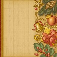 Retro Christmas Background N3