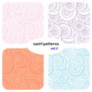 Swirl seamless pattern N7