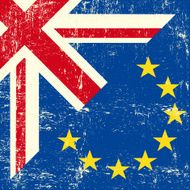 British and european grunge Flag N2