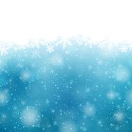 Christmas blue background with snowflakes N4