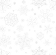 Christmas seamless pattern from snowflakes N24