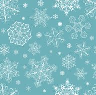 Christmas seamless pattern from snowflakes N25