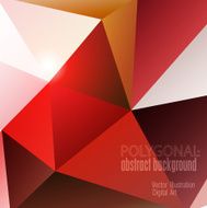 Abstract colorful Polygonal Background Vector illustration N10