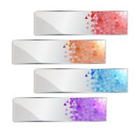 pixel banner set