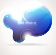 Abstract Speech Bubble Banner N4