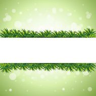 green background with grass element
