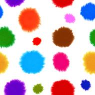 Seamless Background With Watercolor Splashes