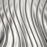Aluminum silver stripe pattern N5