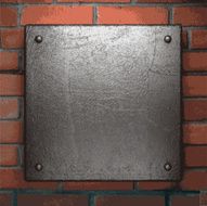 metal and brick background N185