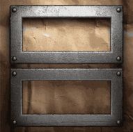 metal and paper background N150